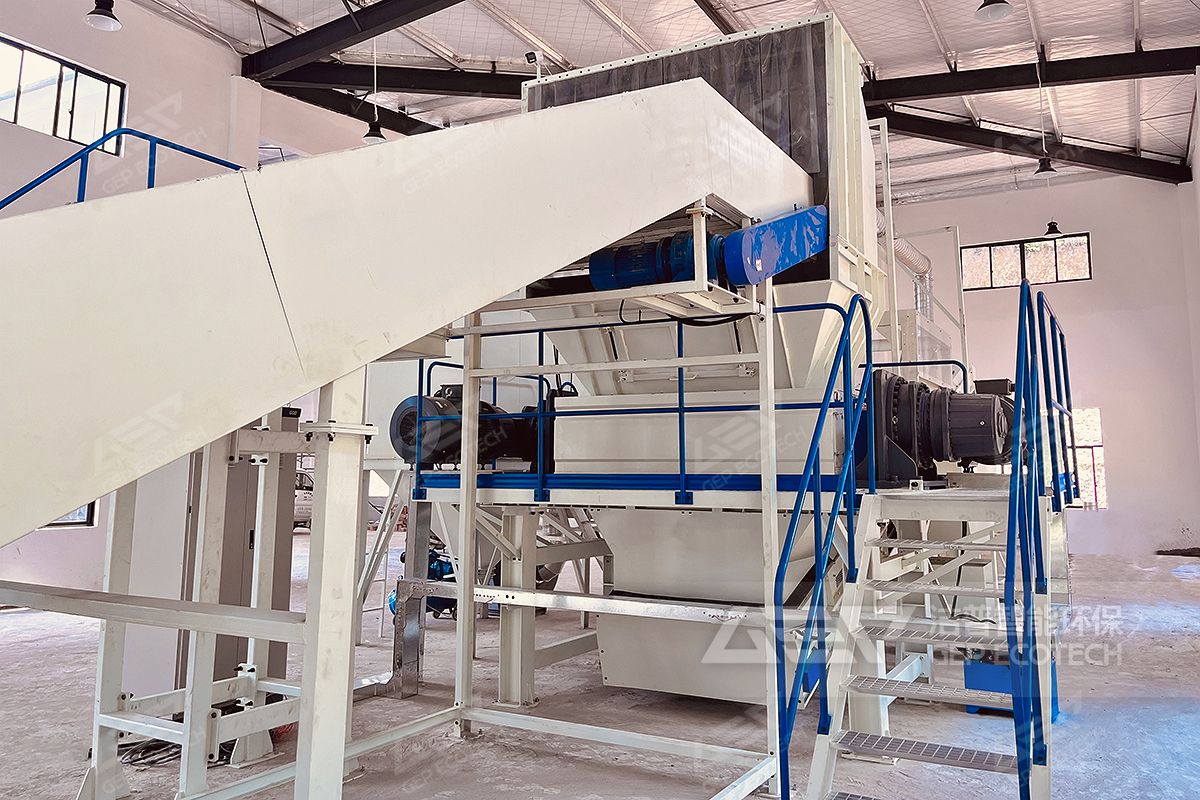 不帶防護罩的大件垃圾破碎機