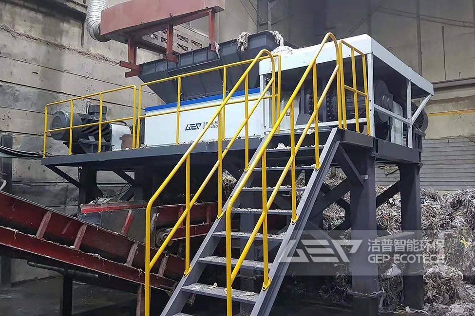 紙廠絞繩資源化處置生產(chǎn)線