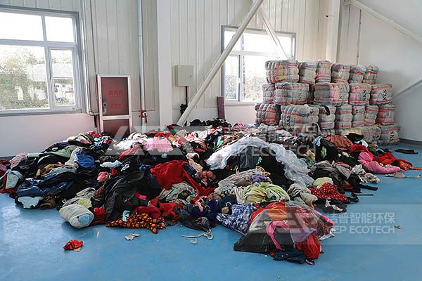 廢舊紡織物物料