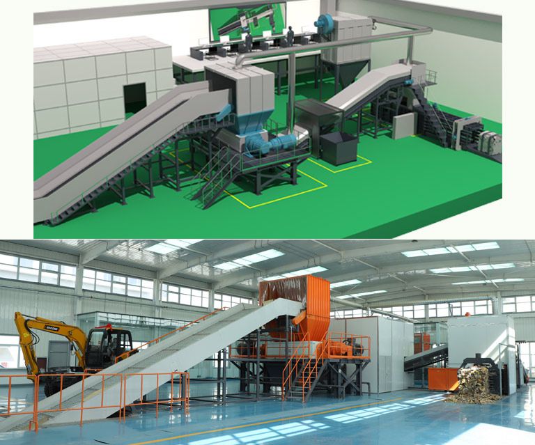 大件垃圾處理產(chǎn)線工藝