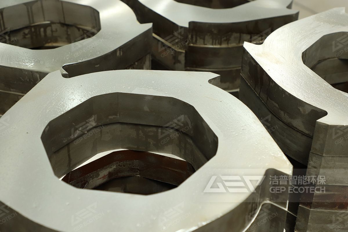 雙軸撕碎機(jī)動刀