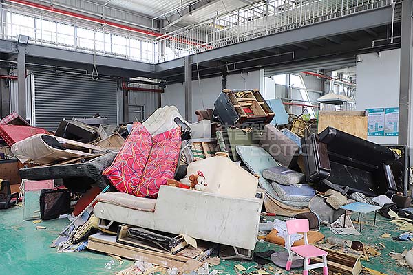 簡述廢舊家具破碎處置工藝流程及方案