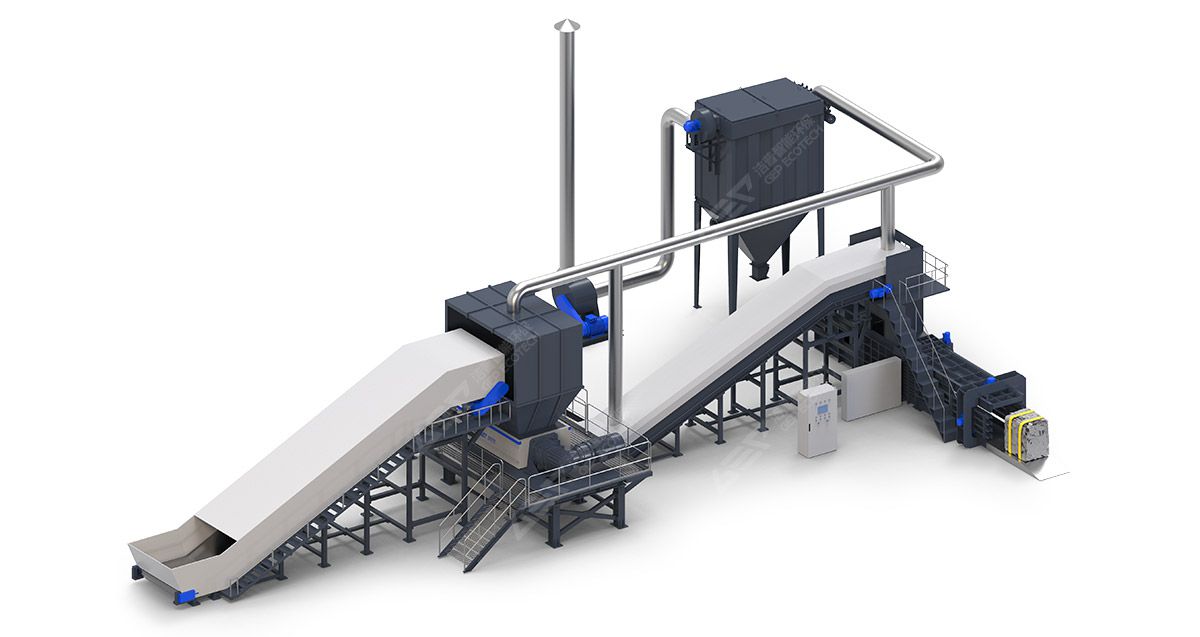 大件垃圾處置生產(chǎn)線