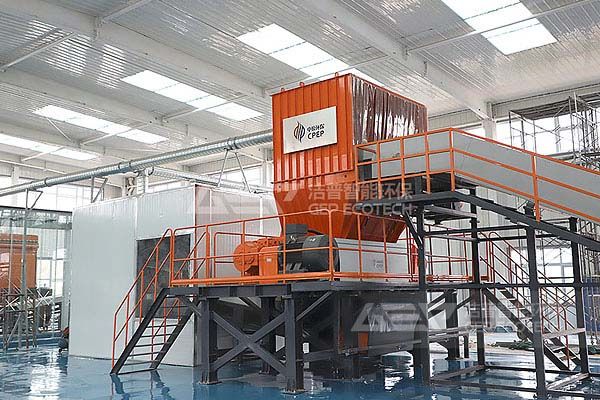 大件垃圾雙軸剪切式破碎機