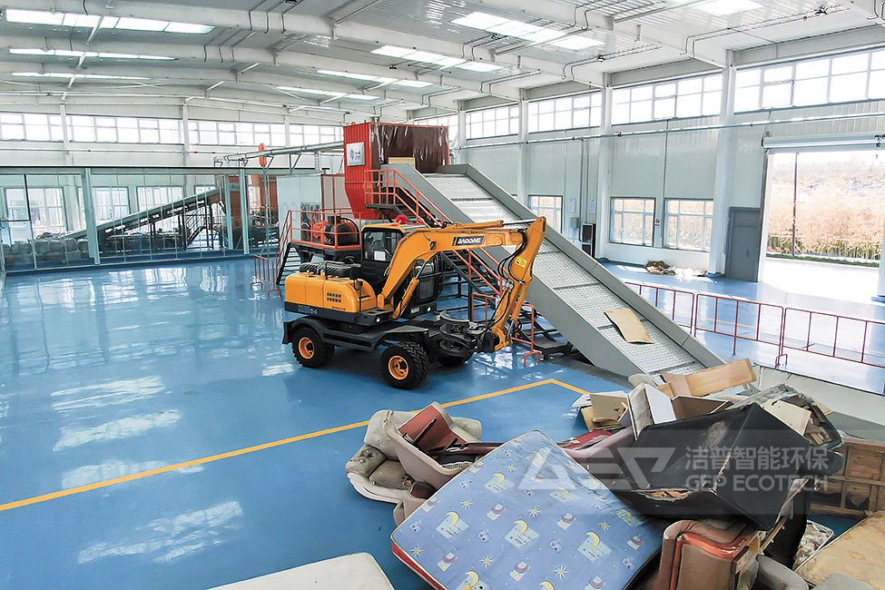 鄭州生活垃圾分揀中心大件垃圾破碎處置項目