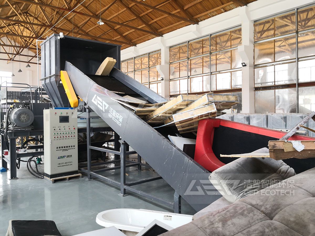 大件垃圾處置生產(chǎn)線