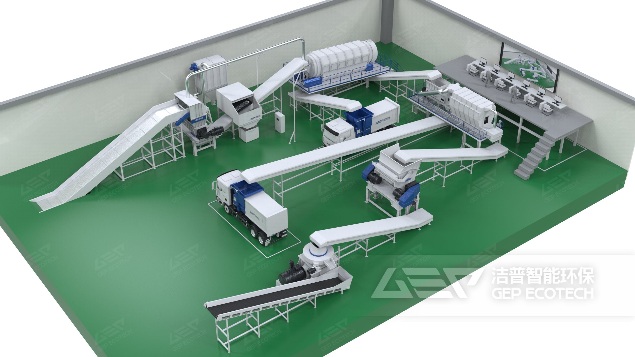 生活垃圾制備替代燃料系統(tǒng)