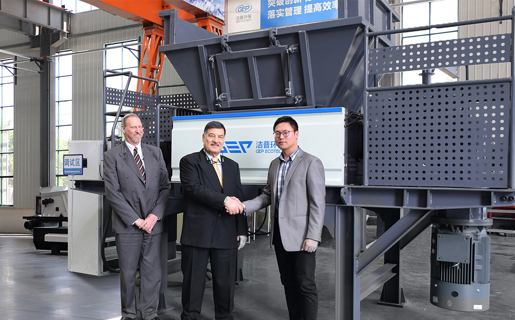 美國客戶參觀潔普工廠