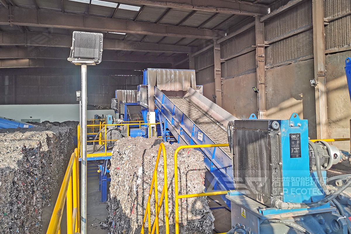 廢紡燃料生產(chǎn)線