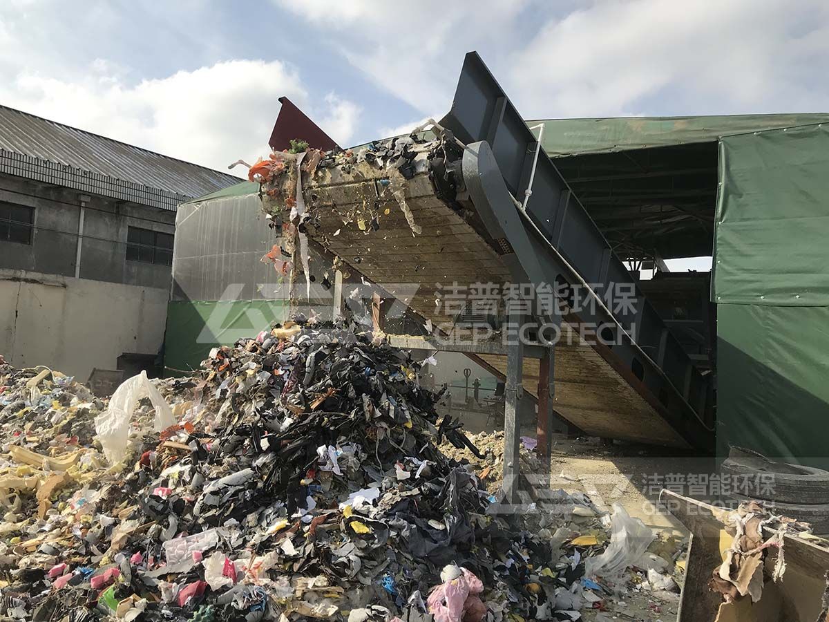 破碎后成品現場