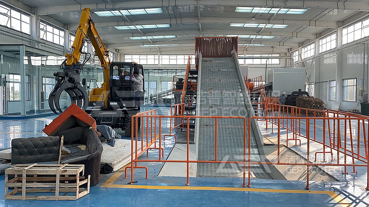 大件垃圾處理生產(chǎn)線