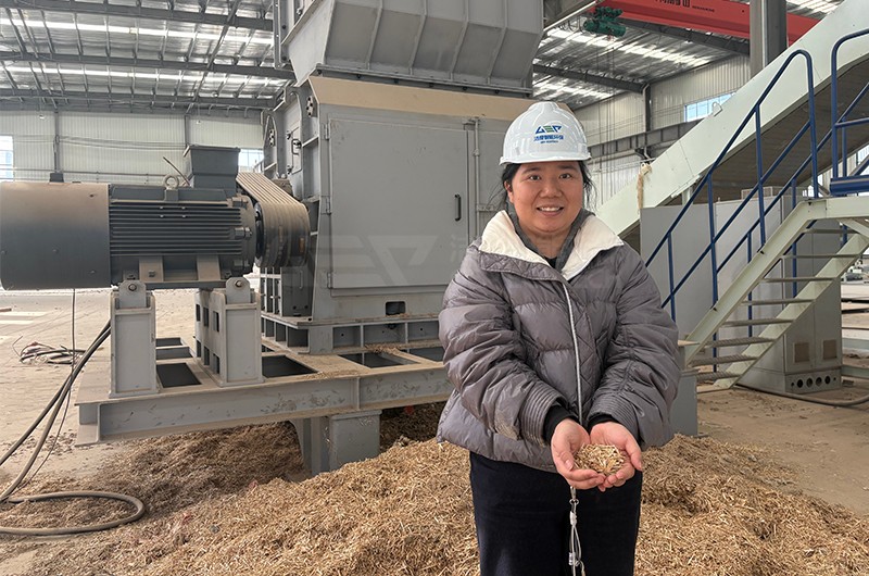 潔普秸稈細碎機效果