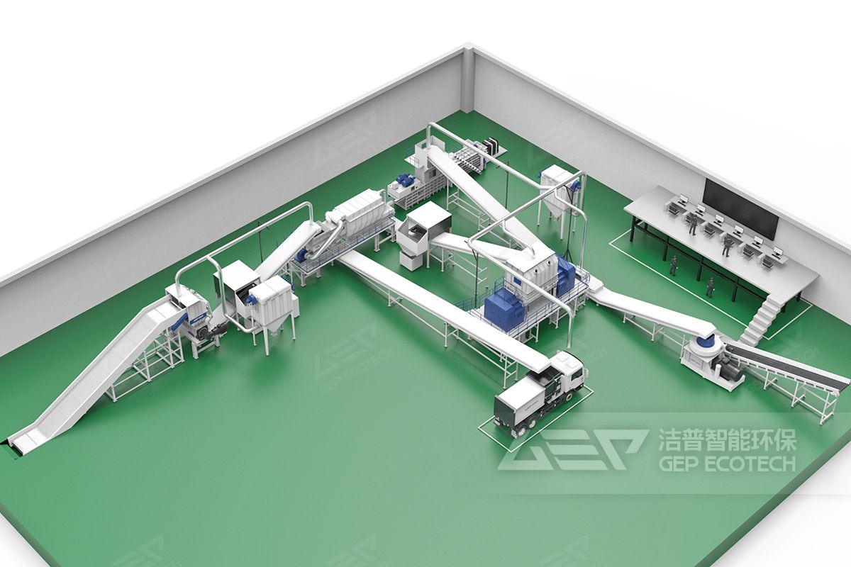 工業(yè)固廢處置生產(chǎn)線